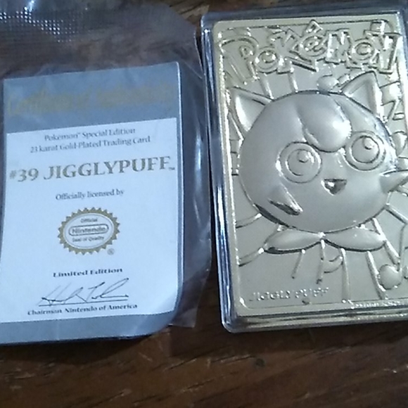 #39 Jigglypuff Pokemon limited edition